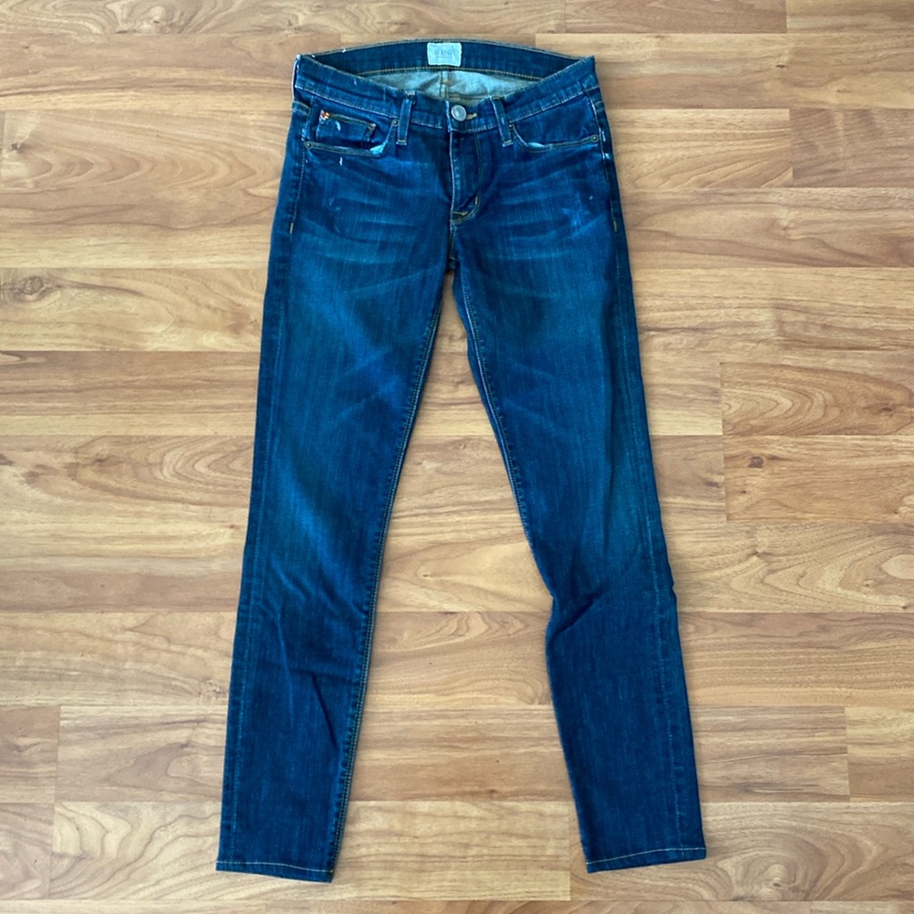 ❤️ Hudson Krista Super Skinny Dark Blue Ankle Jeans Size 25